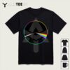 70s Music Retro Lyrics Classic Vinyl Prism Dark Side Moon T shirt1