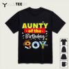 Aunty Of The Birthday Boy Toy Familly Matching Story T Shirt1