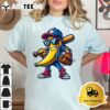 Banana Playing Baseball Fruit Lover Funny Baseball Player T Shirt3