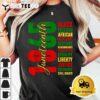 Black Freedom African Resilience Remembrance Juneteenth 1865 T Shirt3