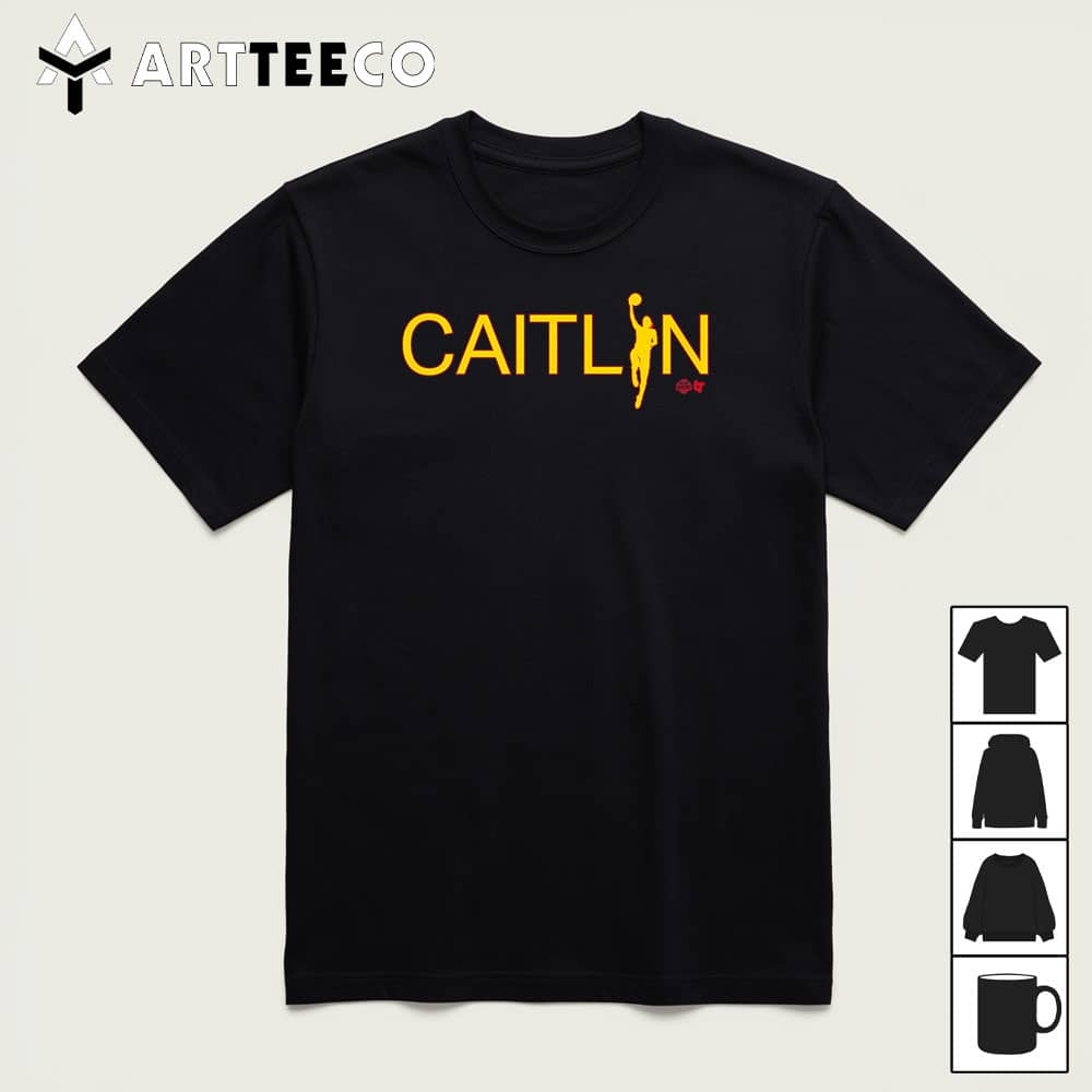 Caitlin Clark Text Silo Indiana Basketball T Shirt1