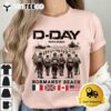 D Day 80th Anniversary Normandy Beach Landing History 1944 T Shirt1