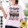 D Day 80th Anniversary Normandy Beach Landing History 1944 T Shirt2