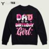 Dad Of The Birthday Girl Cat Kitty Family Matching T Shirt3