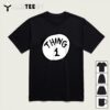 Dr Seuss Thing 1 Emblem RED T shirt1