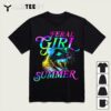 Feral Girl Summer Opossum Tie Dye Raccoon Vintage T Shirt1