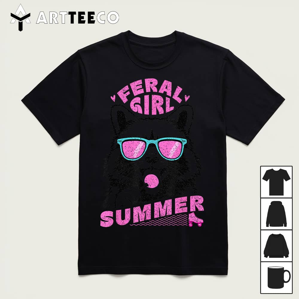 Feral Girl Summer Raccoon1