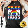 Free Mom Hug Transgender Lesbian Gay LGBT Pride Rainbow Flag T Shirt3 1