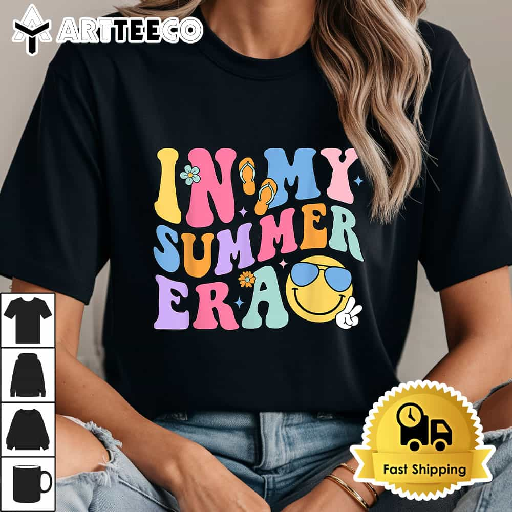 Funny In My Summer Break Era Fun Last Day Of School Teacher T Shirt1 1