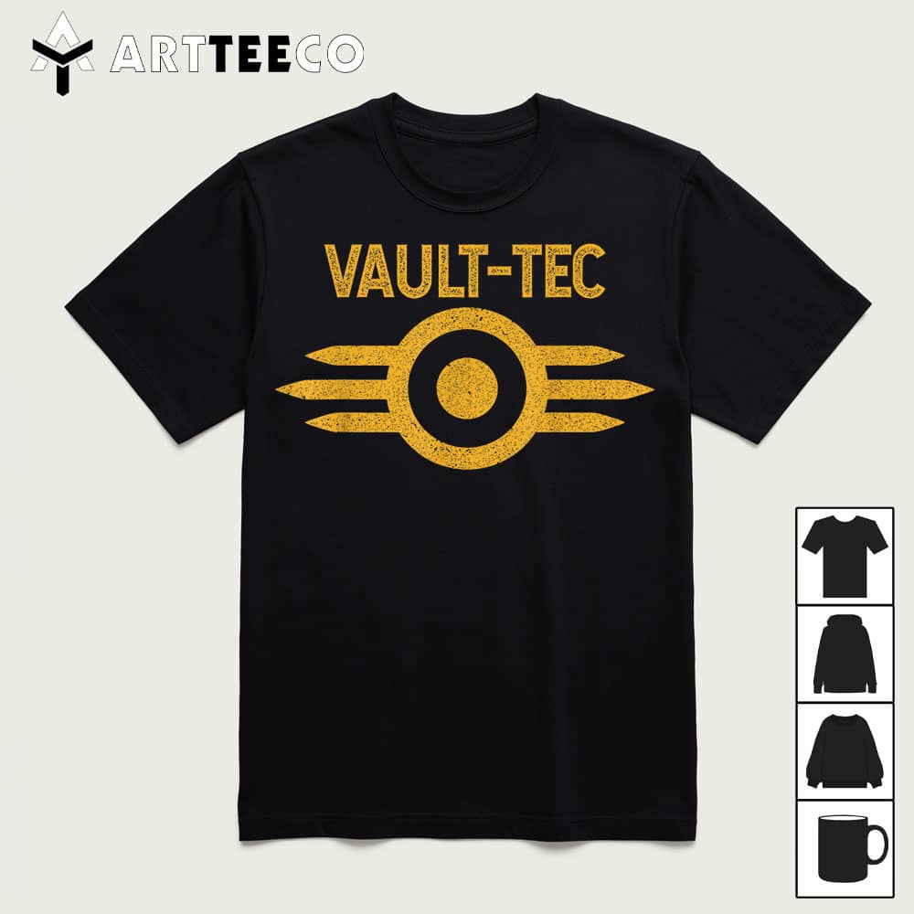 Funny Vintage Vault Tec Retro Shirts For Men Women1