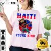 Haiti Young King Haiti Flag Melanin for Black Boys Kids T Shirt2