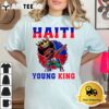 Haiti Young King Haiti Flag Melanin for Black Boys Kids T Shirt3