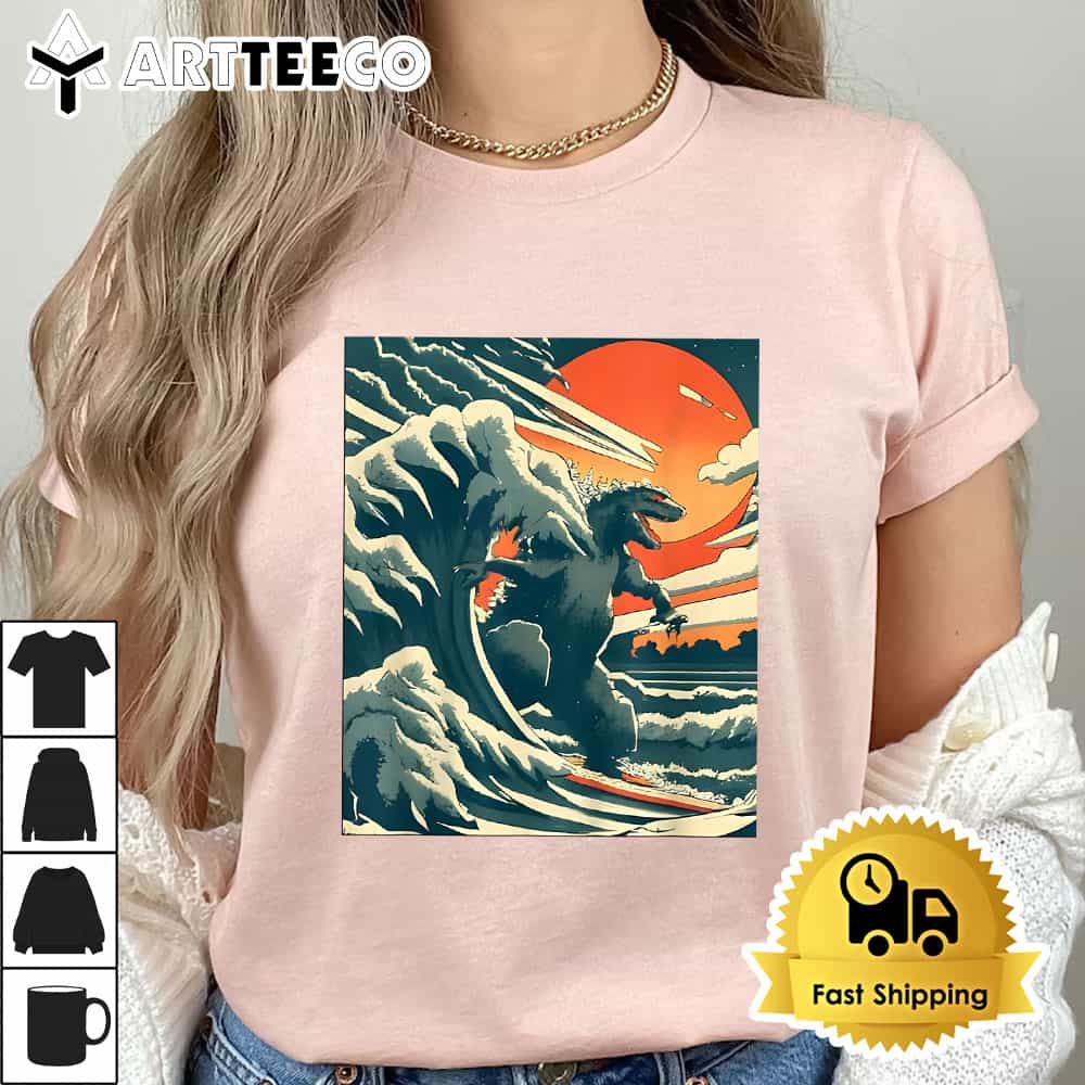 Japanese Monster Kaiju Funny Art Tee T Shirt1