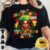 Juneteenth 1865 Black American African Freedom Pride Womens T Shirt2