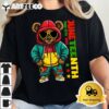 Juneteenth Black Mens Hip Hop Teddy Bear African American T Shirt2