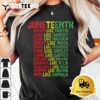 Juneteenth Dream Like Leaders Black Men Women Boys Girls T Shirt 13