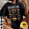 Juneteenth God Says I Am Celebrating Black Freedom 1865 T Shirt1