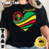 Juneteenth Heart Africa Fist June 19th 1865 Men Women Kids T Shirt2