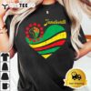 Juneteenth Heart Africa Fist June 19th 1865 Men Women Kids T Shirt3