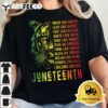 Juneteenth Shirt Dream Like Leaders Black History Women Men T Shirt2