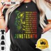 Juneteenth Shirt Dream Like Leaders Black History Women Men T Shirt3