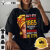 Juneteenth Tshirt Women Juneteenth Shirts African American T Shirt1