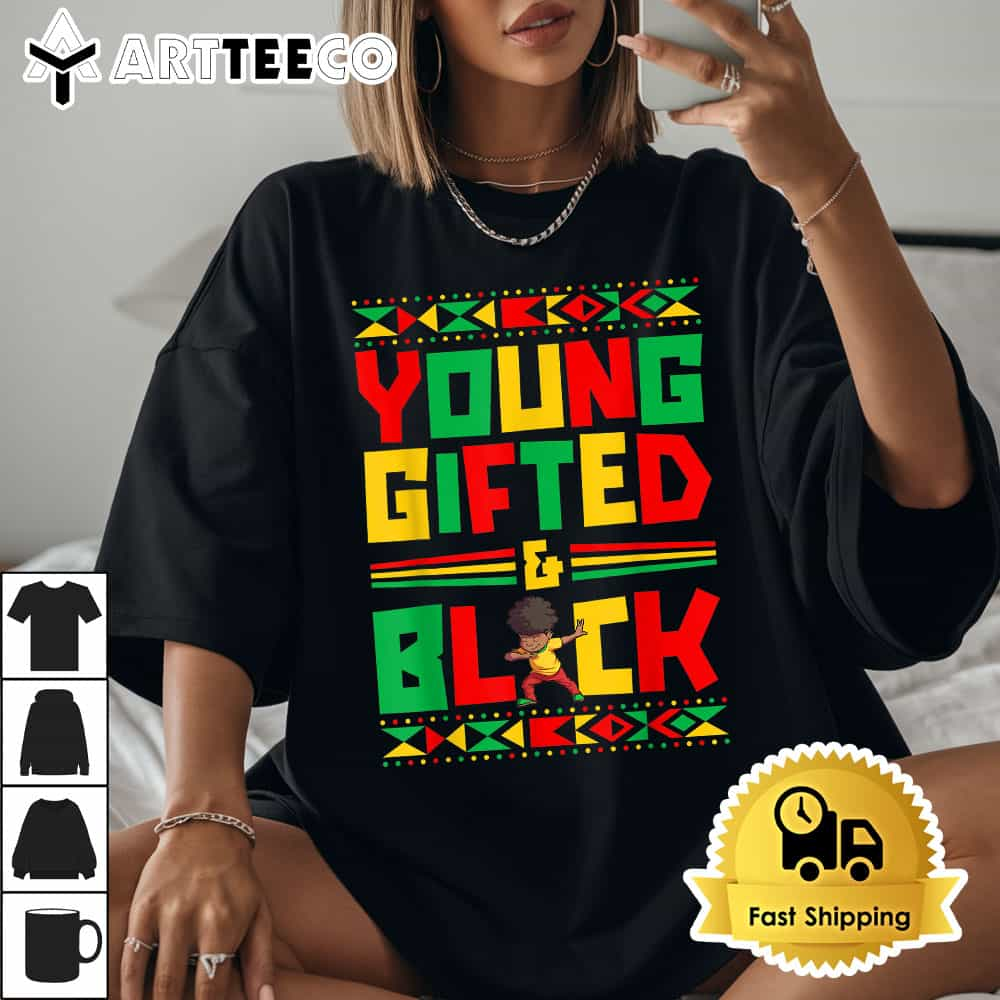 Juneteenth Young Black Boy African American History Boy T Shirt1