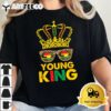 Kids Boys Young King Crown African American 1865 Juneteenth T Shirt2