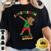 Kids Dabbing Black King Juneteenth Melanin Brown Skin Boys Dab T Shirt2