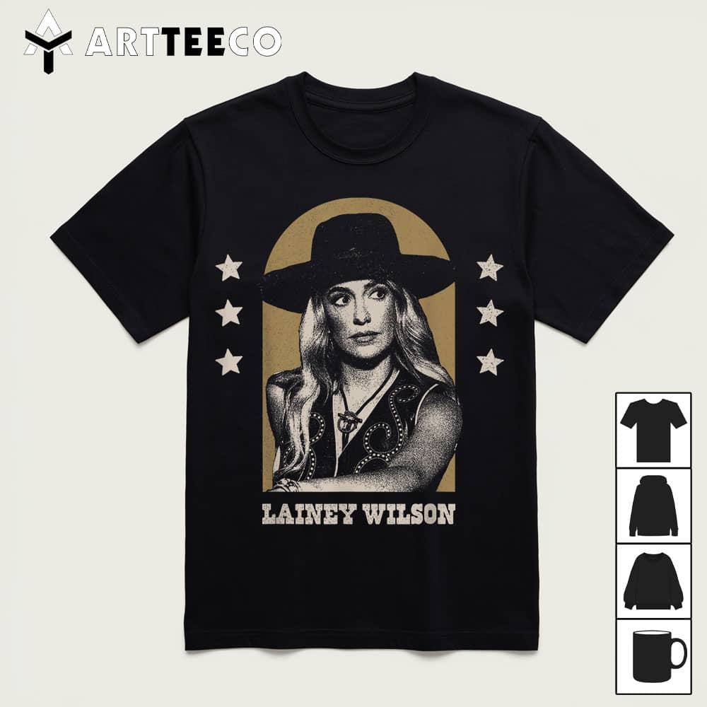 Lainey Wilson Countrys Cool Again Portrait T Shirt1