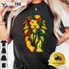 Lion Juneteenth Cool Black History African American Flag T Shirt3