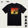 Mademark x MTV Hand Hewn Sun Stripes Vintage MTV Logo T Shirt1