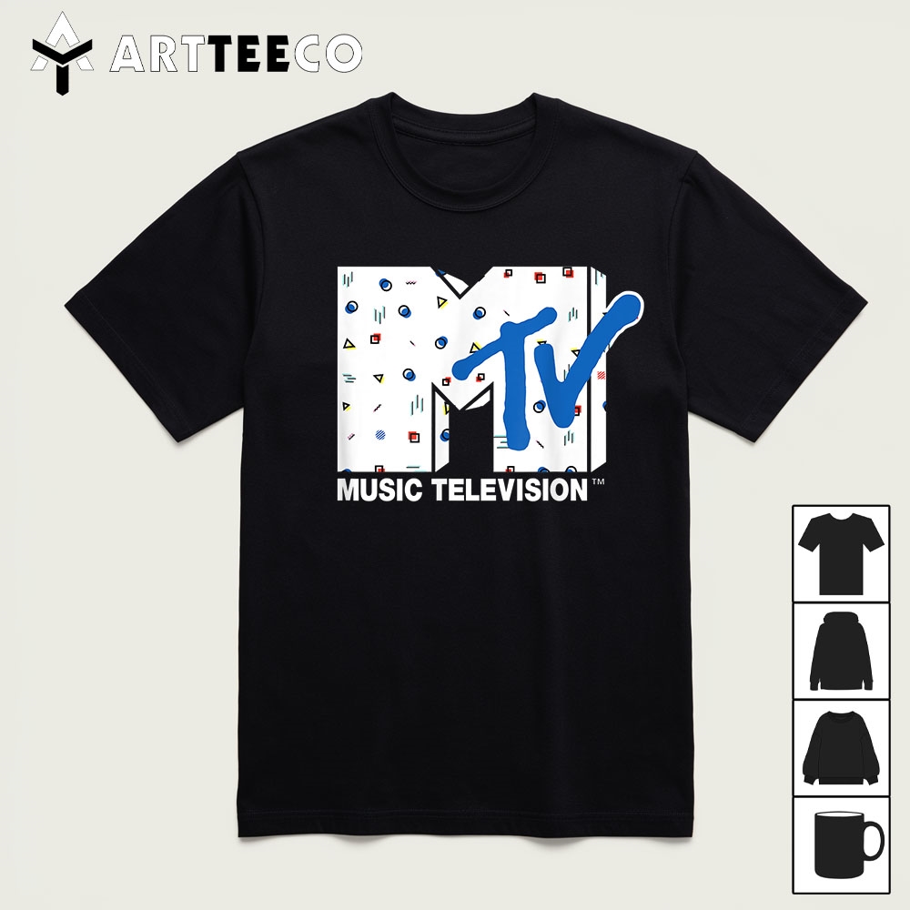 Mademark x MTV Retro Abstract Shapes Graphic Logo T Shirt1