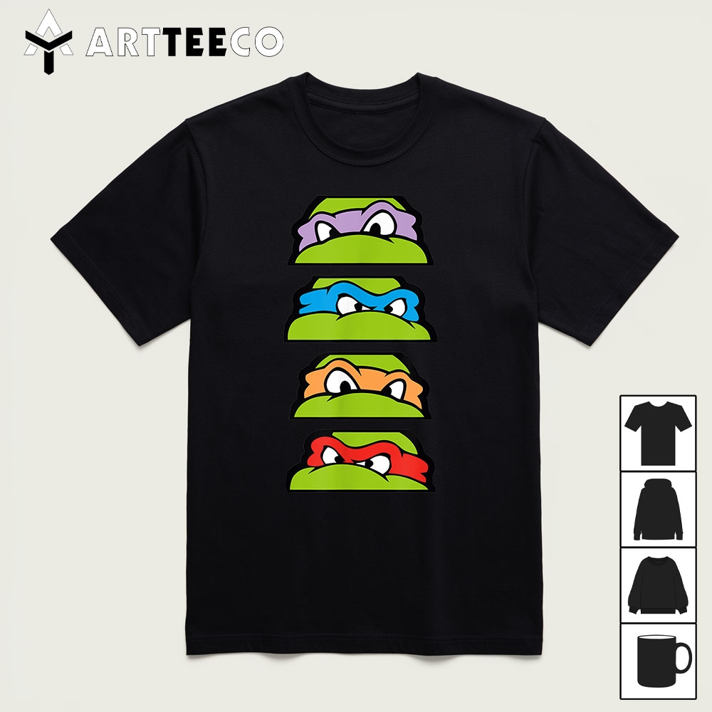 Mademark x Teenage Mutant Ninja Turtles Donatello Raphael Michelangelo and Leonardo T Shirt1