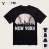 New York Retro Baseball Lover Met At Game Day T Shirt1