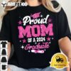 Proud Mom Of A 2024 graduate Pink Senior Graduation 24 T Shirt2