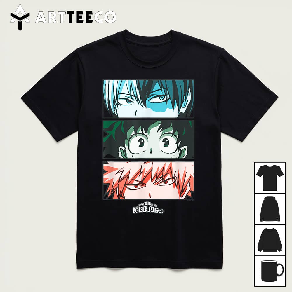 Ripple Junction x My Hero Academia Todoroki Deku Anime T Shirt1