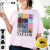 Taylor Personalized Name I Love Taylor Girl Groovy 70s T Shirt2