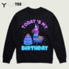 Todays My Birthday Llama Boy Family Party Decorations T Shirt3