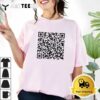 Unique QR Code with Humorous Hidden Message T Shirt2