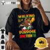 Youth Shoes Steppin Into Juneteenth Walking With Purpose T Shirt1