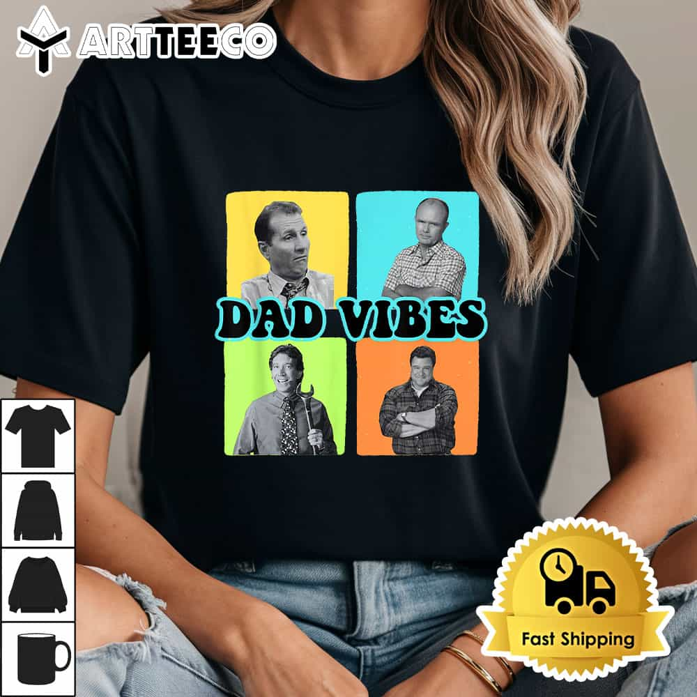 funny Mens Dad Vibes T Shirt1