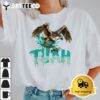 Funny Hawk Tuah Guy Spit Joke Wet That Thang Splash Down T Shirt 11