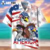 Independence Day Eagles 3d Hawaiian Shirt Patriotic Fashionable 1