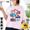 Kids 4th July Construction Trucks Vehicle Patriot Boy Kid Toddler T Shirt2