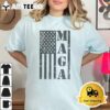 MAGA Flag Shirt Patriotic Gray Distressed American Flag T Shirt3