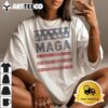 MAGA Stars Stripes Retro Vintage Distressed Graphic T Shirt1