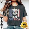 MERICA TRUMP Happy 4th Of July Trump American Flag T Shirt 12