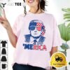 MERICA TRUMP Happy 4th Of July Trump American Flag T Shirt2