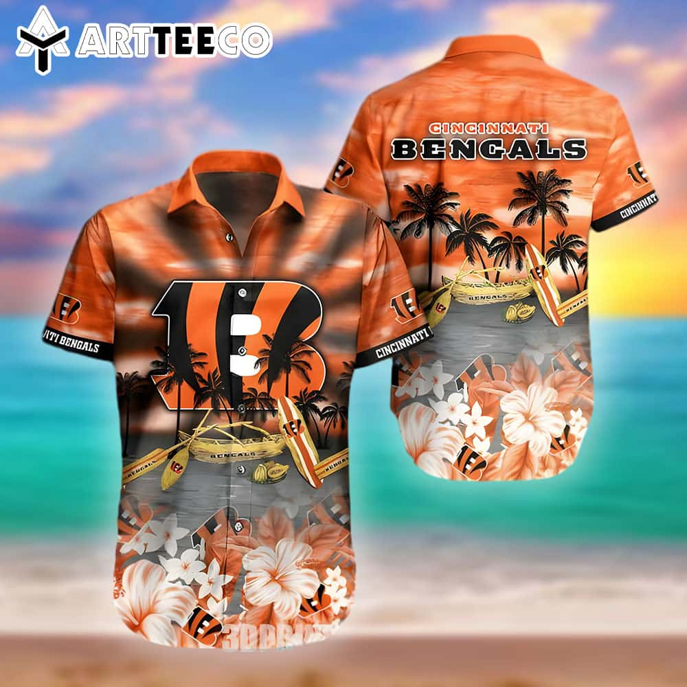 Nfl Cincinnati Bengals Hawaiian Shirt And Short This Summer Aloha